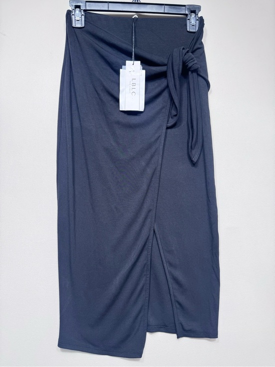 LBLC the label Dresses & Skirts - LBLC the label Ferris Draped Midi Skirt in a black nwt size small
